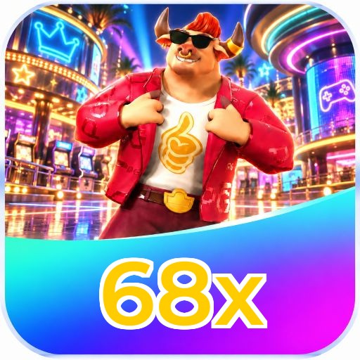 Logo 68x Slots Premium Brasil